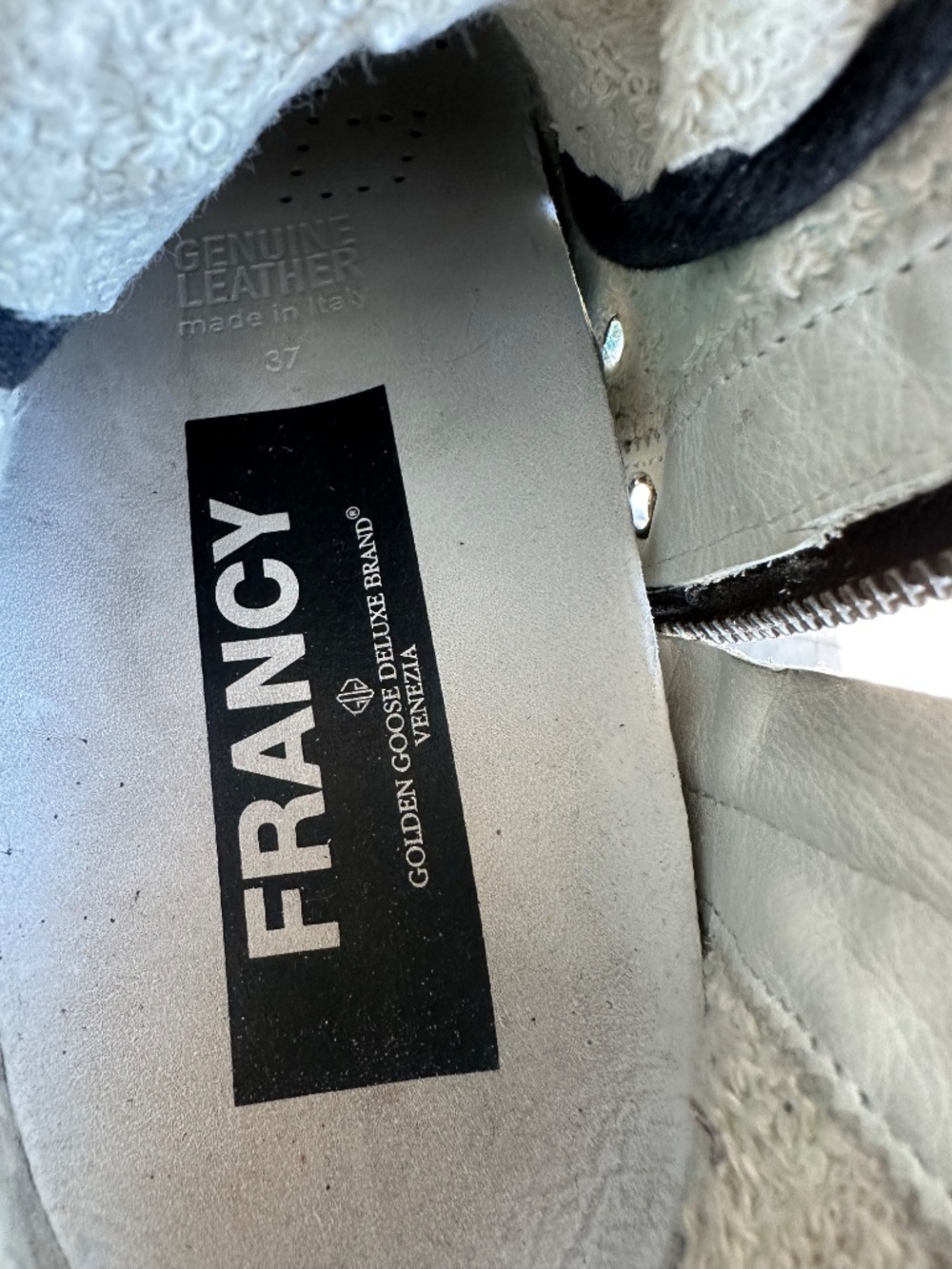 Womens Golden Goose Fred Segal Exclusive Water Resistant Francy High Top Size 7 - Picture 11 of 11